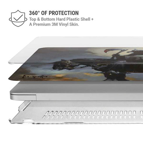 Frazetta Death Dealer on Horseback MacBook Pro 13in M1 (2021) Case plus Skin